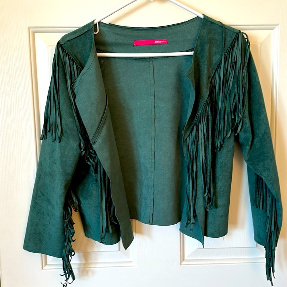 Pinky Otto Fringe Jacket